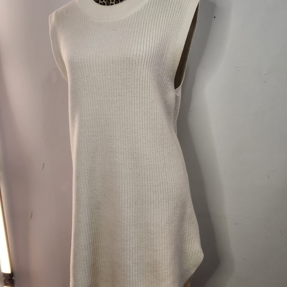 H&M Cream Ribbed Knit Tank Top - Picture 4 of 9